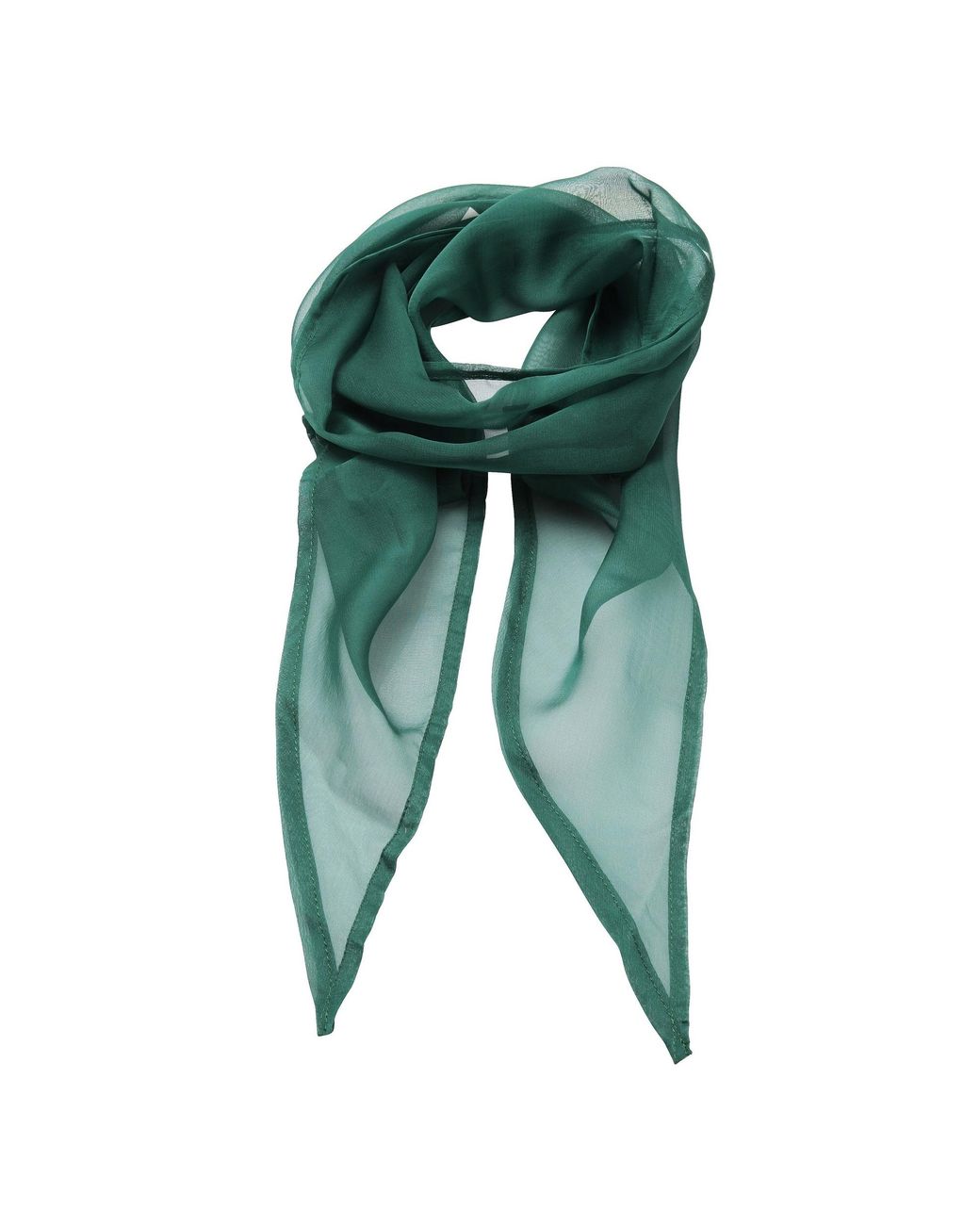 PREMIER Green Ladies/ Work Chiffon Formal Scarf (Bottle)