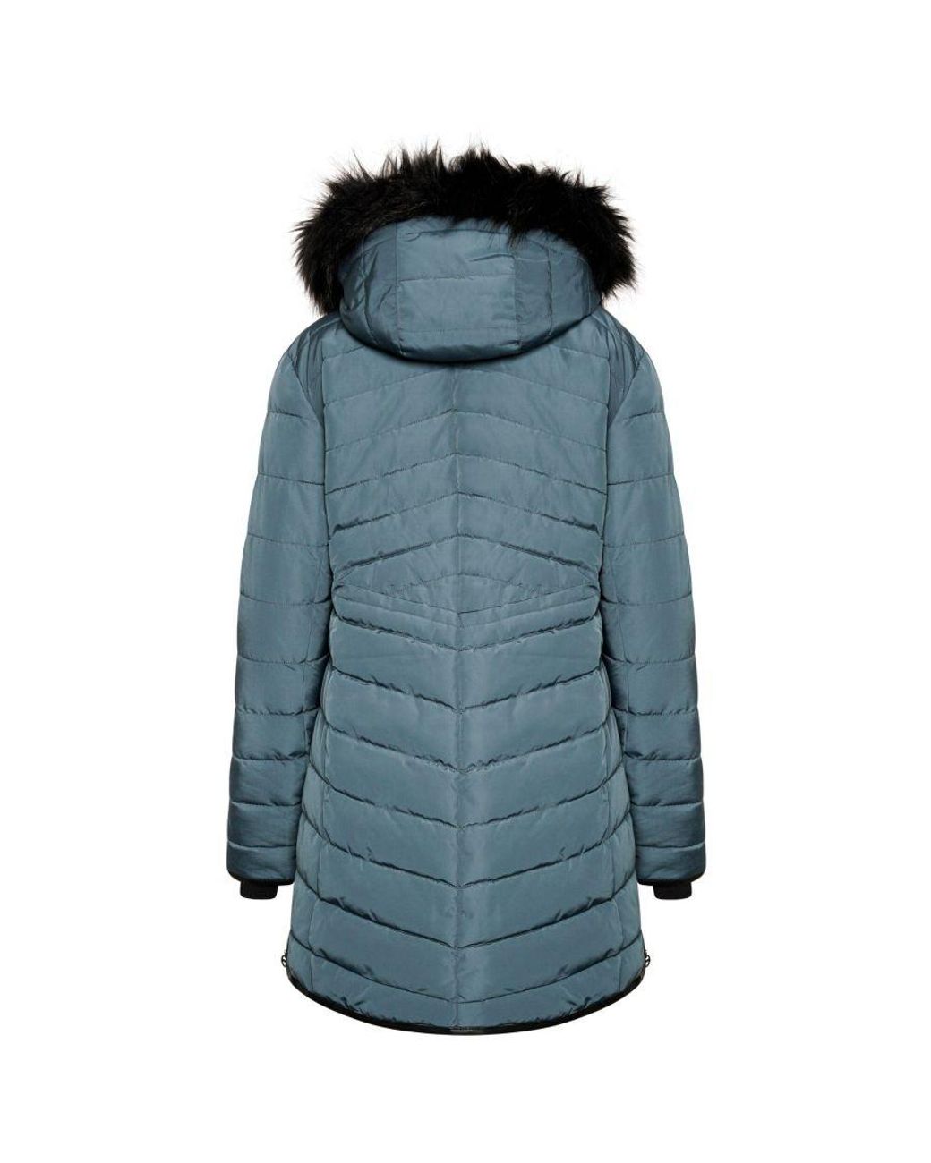 Dare 2b Blue Ladies Striking Iii Long Length Padded Jacket (Orion/Orion)
