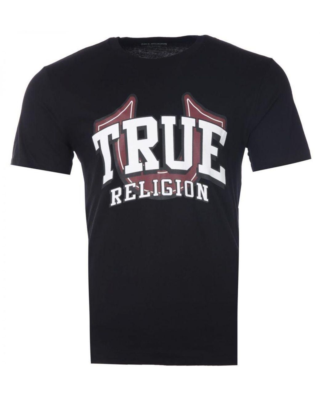 True religion red cheap and black shirt