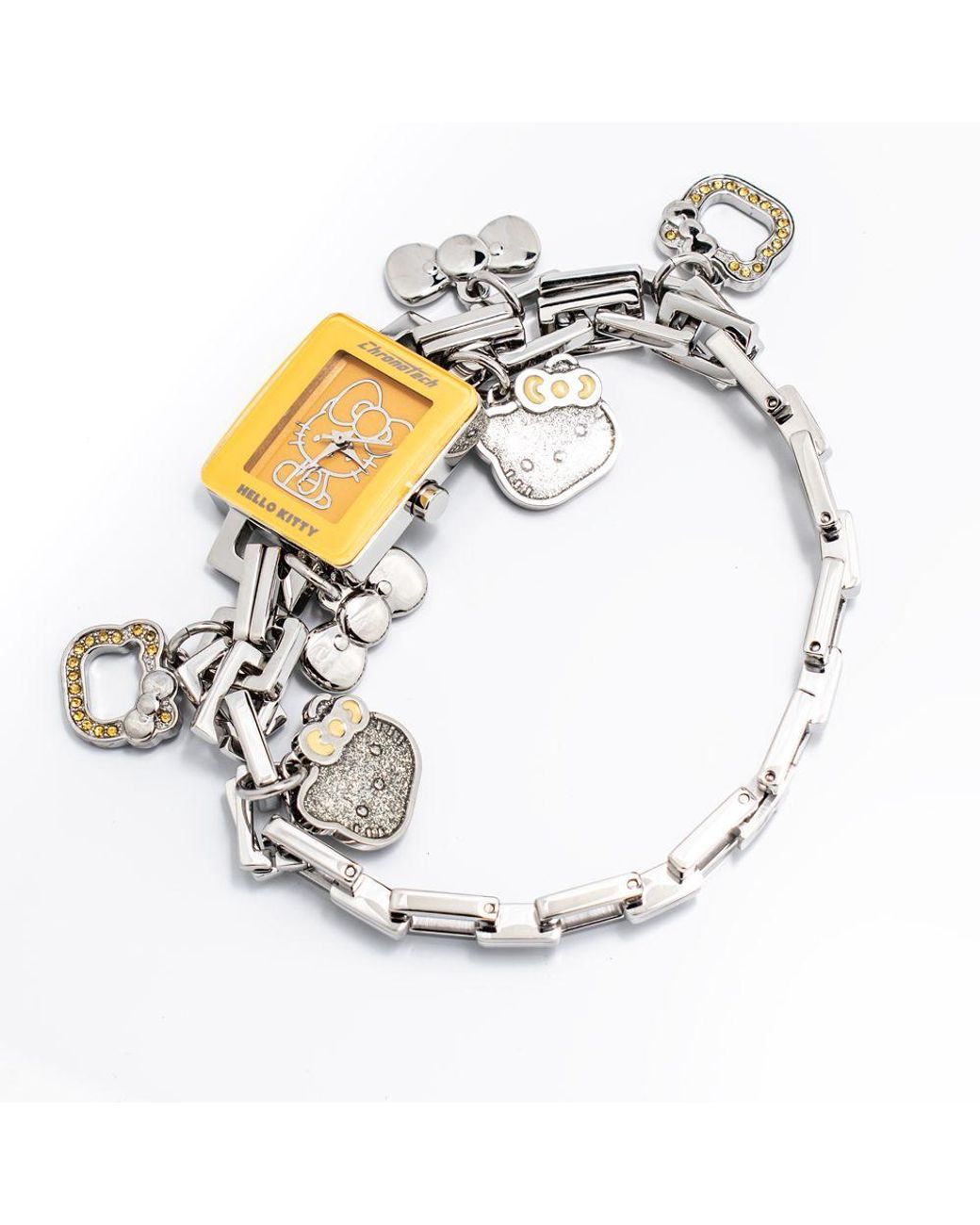Chronotech Metallic Silver Steel Watch