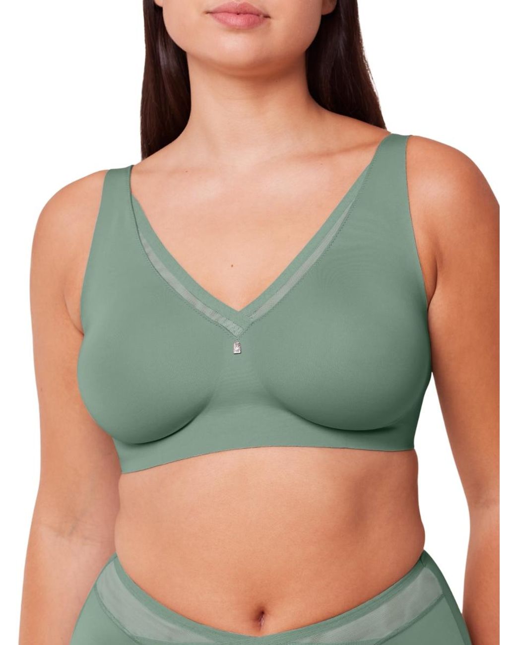 Triumph Green True Shape Sensation Minimizer Bra