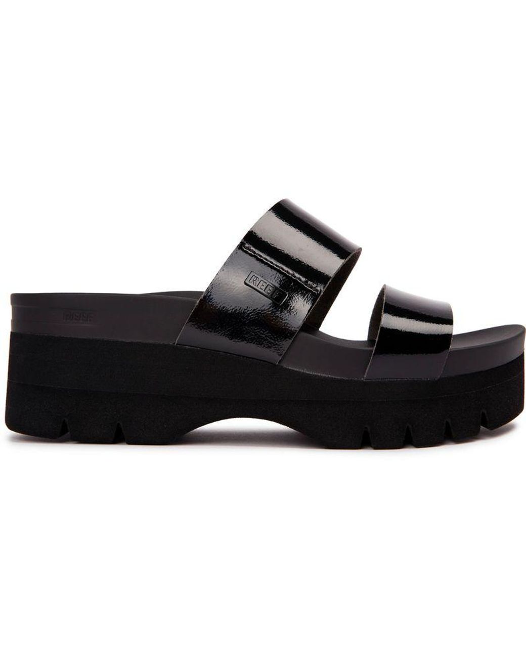 Reef Black Cushion Vista Higher Sandals
