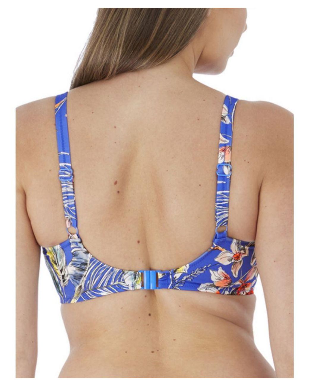 Fantasie Blue Burano Gathered Full Cup Bikini Top