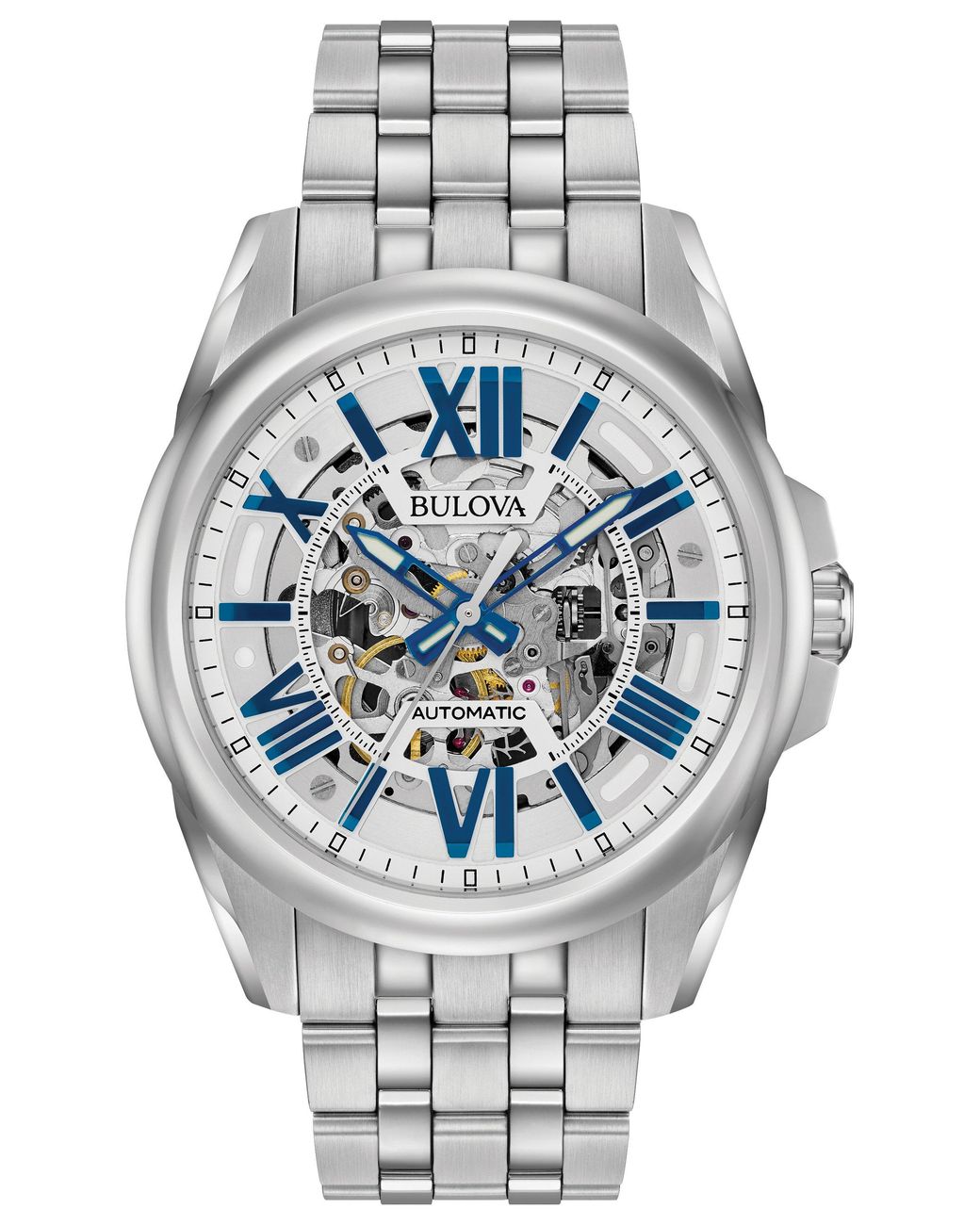 Bulova Gray Classic Automatic Watch 96A187 Stainless Steel for men