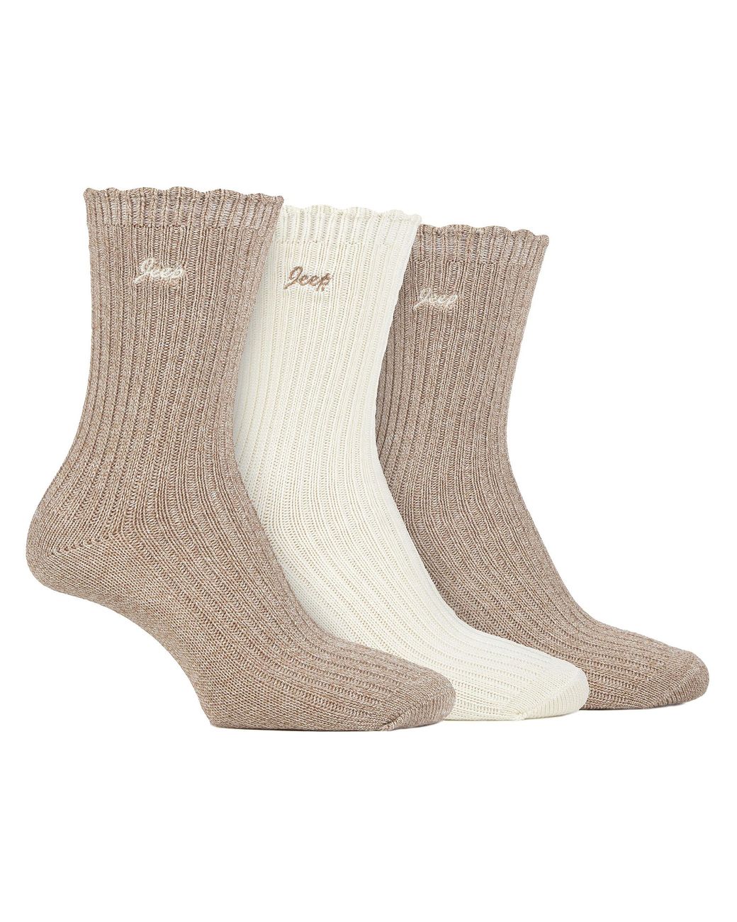 Jeep Natural Bamboo Boot Socks