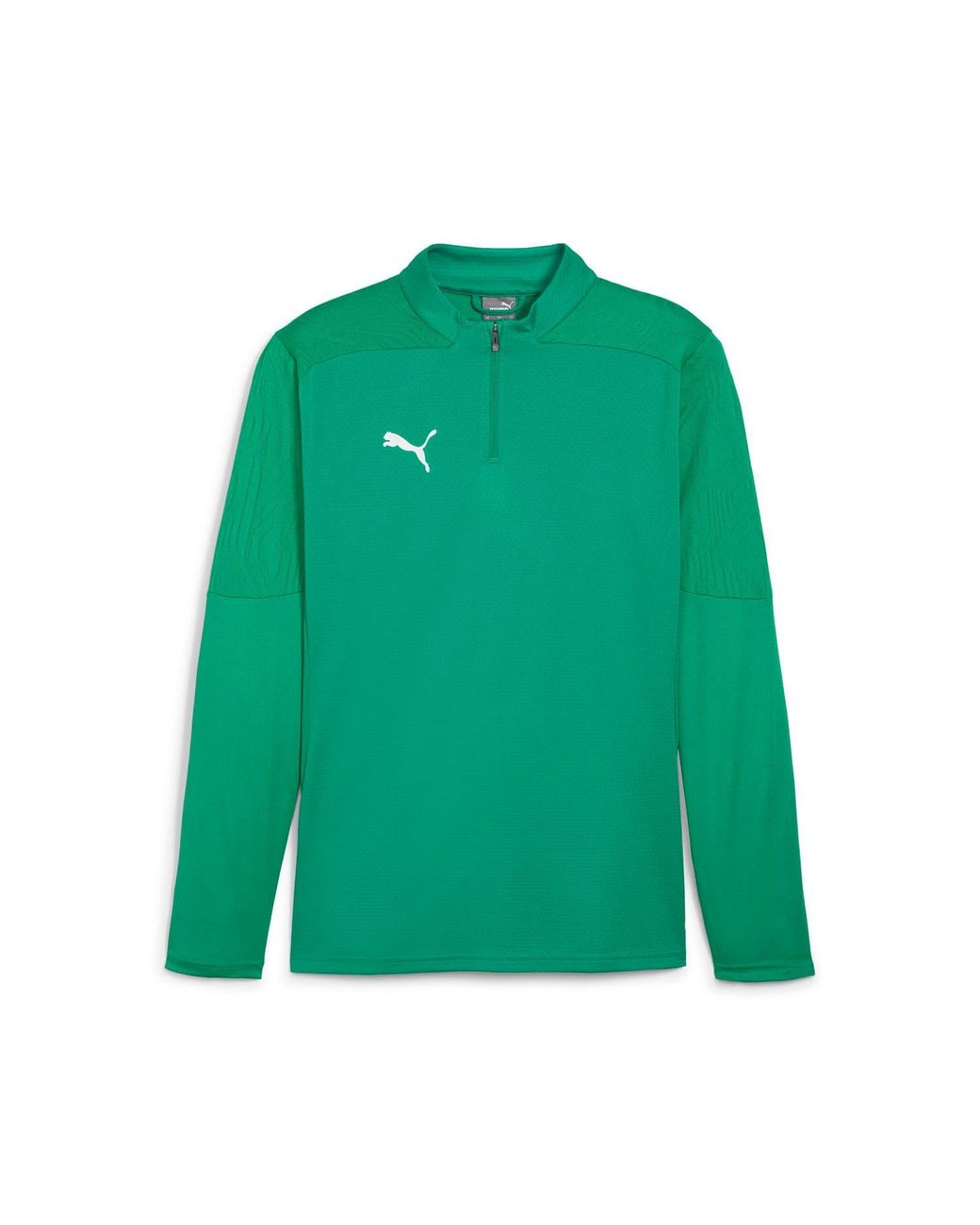 PUMA Green Teamfinal Training 1/4 Zip Top for men