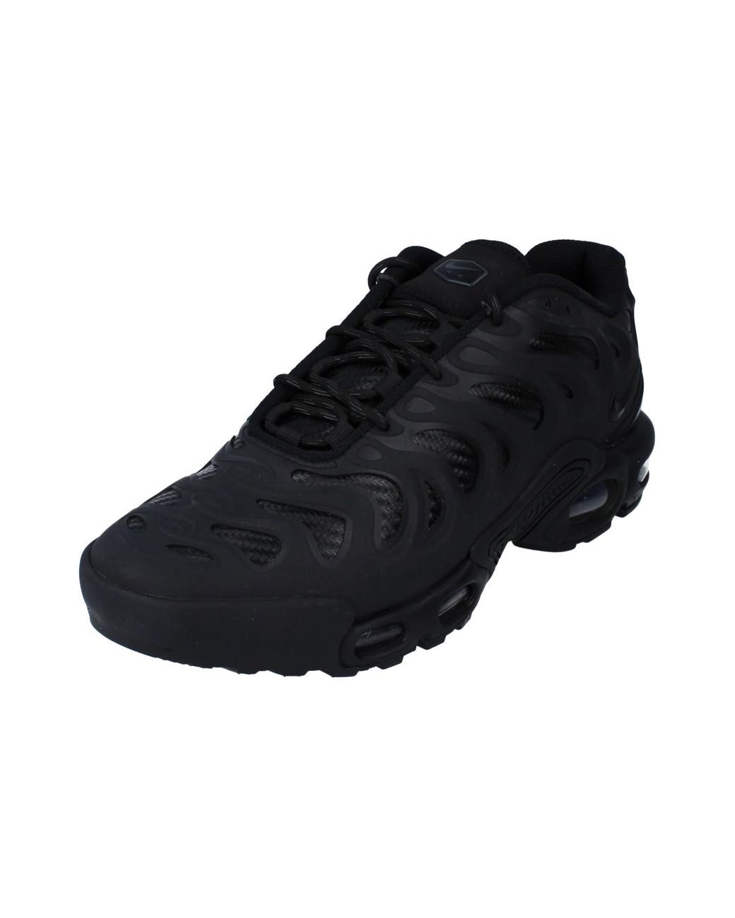 all black air max plus men's