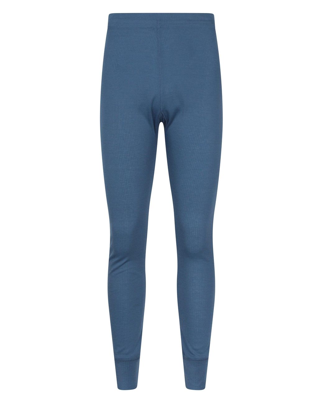 Mountain Warehouse Blue 'Talus' Thermal Base Layer Trousers High Wicking Winter Pants for men