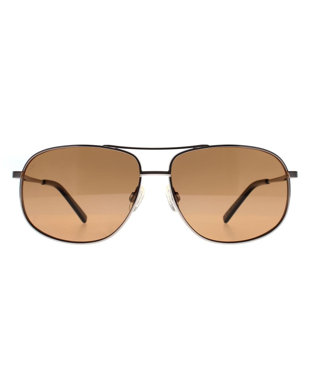 Serengeti Brown Aviator Shiny Gunmetal Saturn Polarized Drivers Sassari 2.0 for men