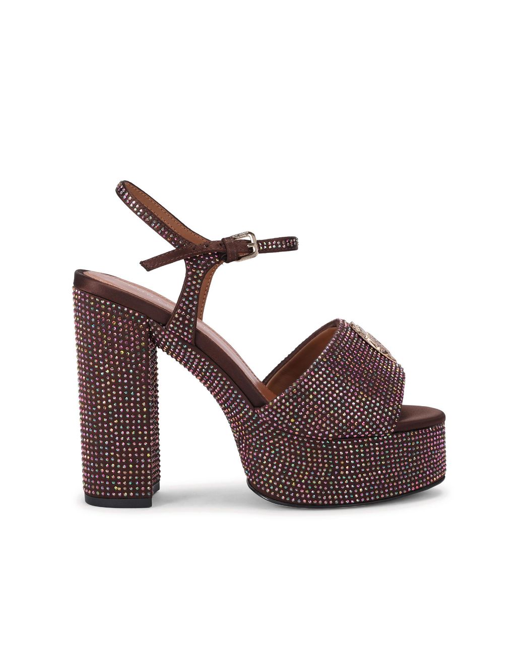 Kurt Geiger Brown Eagle Platform Sandals