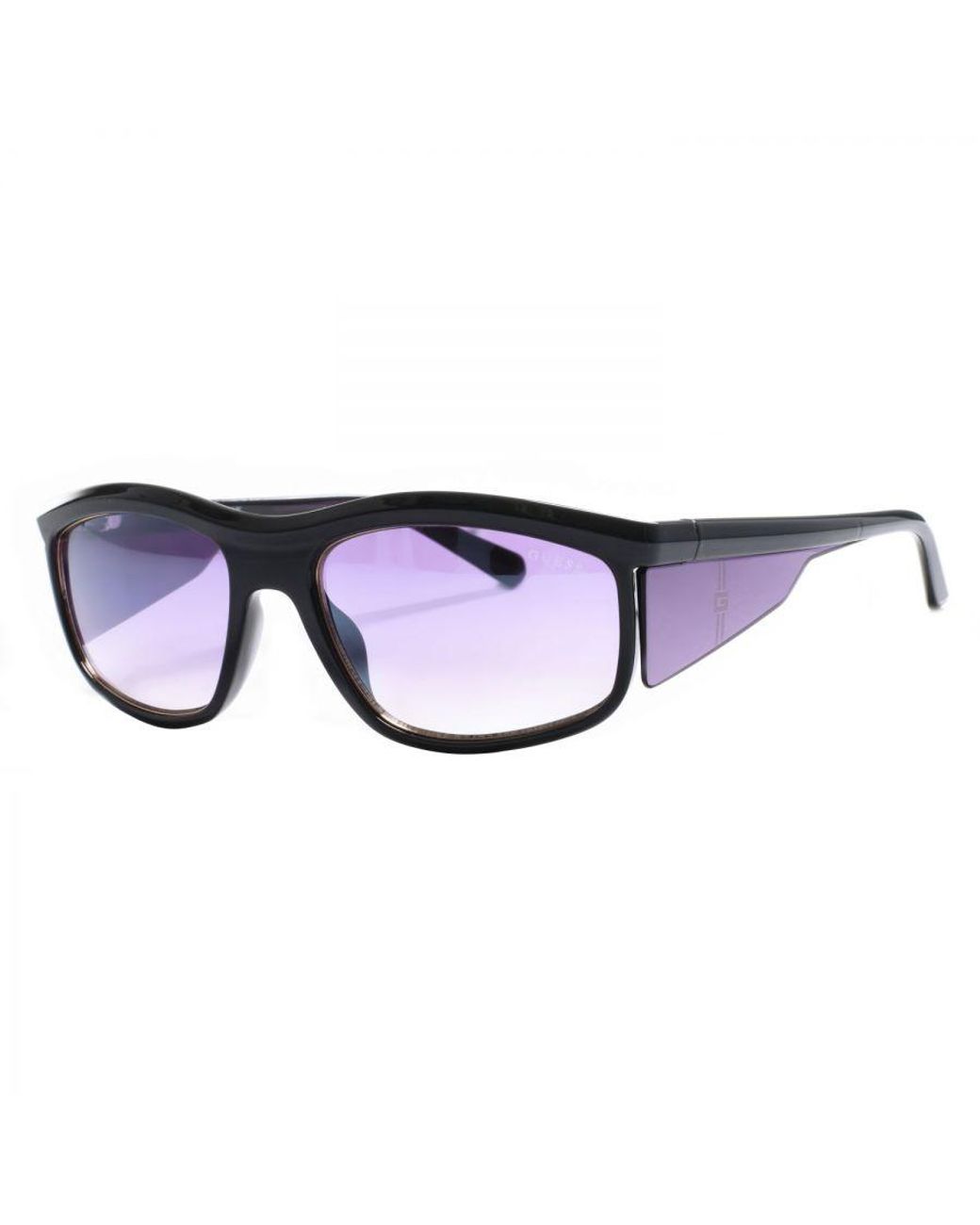 Guess Gray Acetate Sunglasses With Rectangular Shape Gu00073