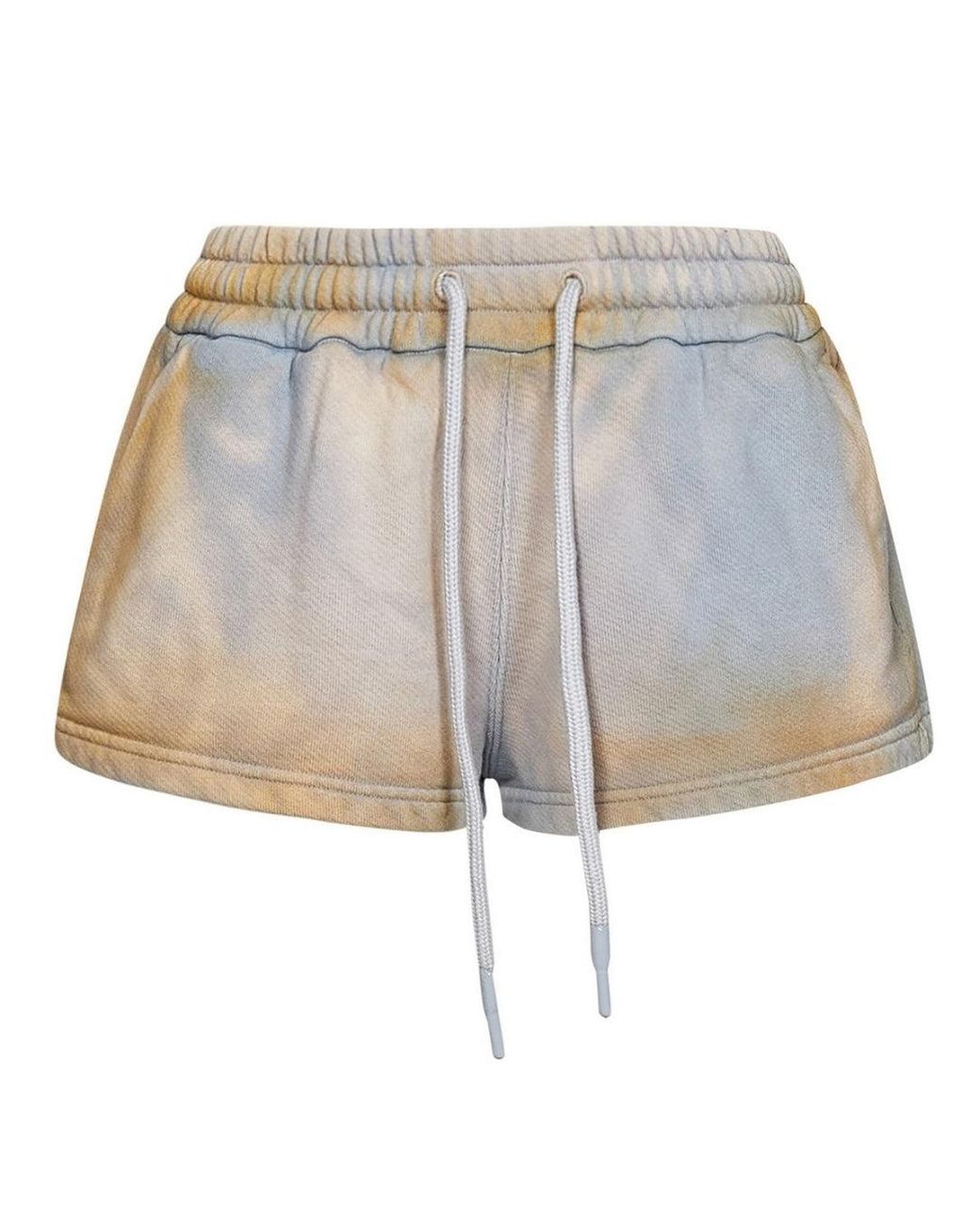 Off-White c/o Virgil Abloh Gray Laundry Shorts Cotton