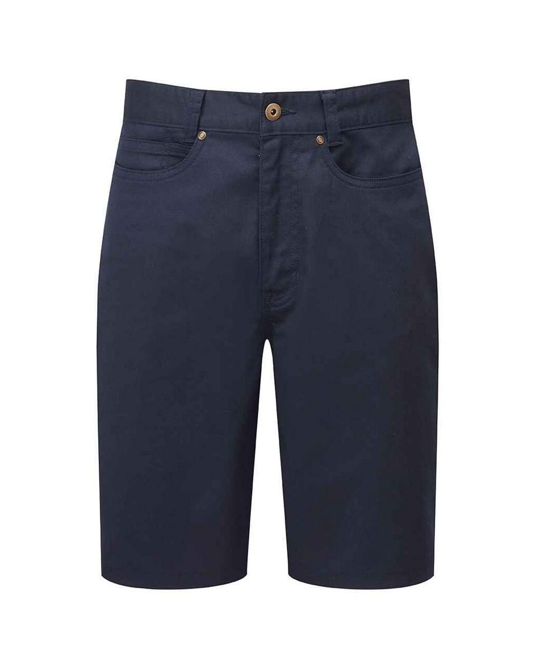 PREMIER Blue Performance Chino Casual Shorts for men