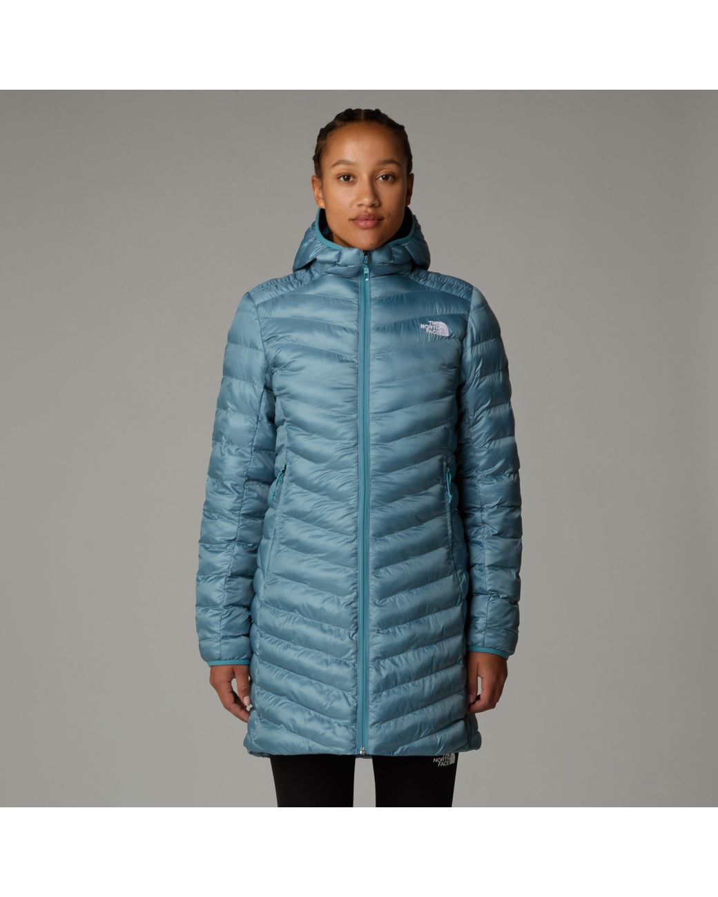 The North Face Blue Huila Synthetic Insulation Parka Algae