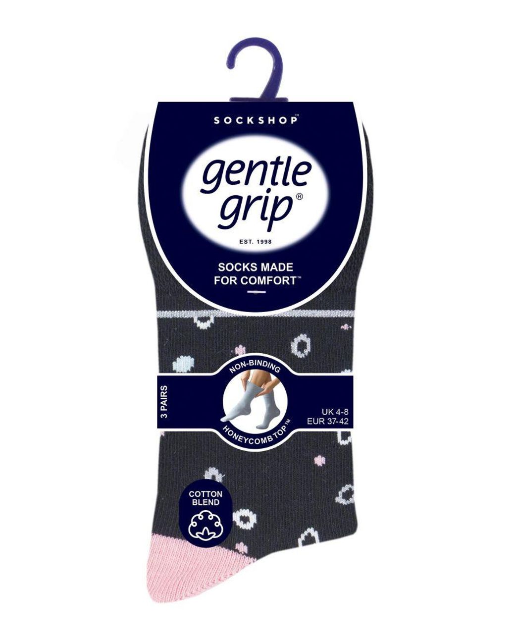 Gentle Grip Black Gentle Grip Womens