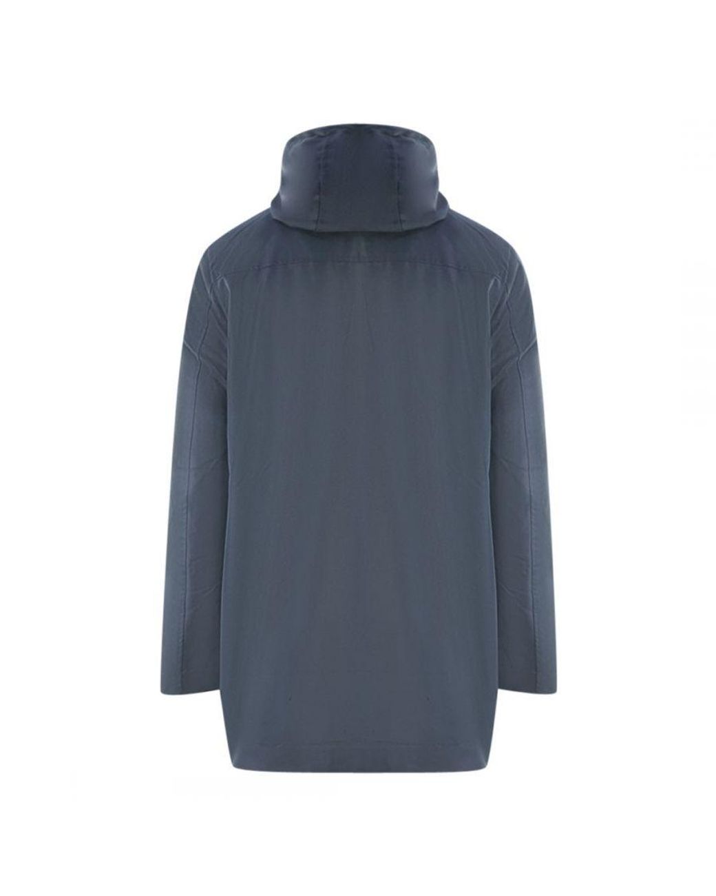 Lyle & Scott Blue Hooded Parka Jacket for men