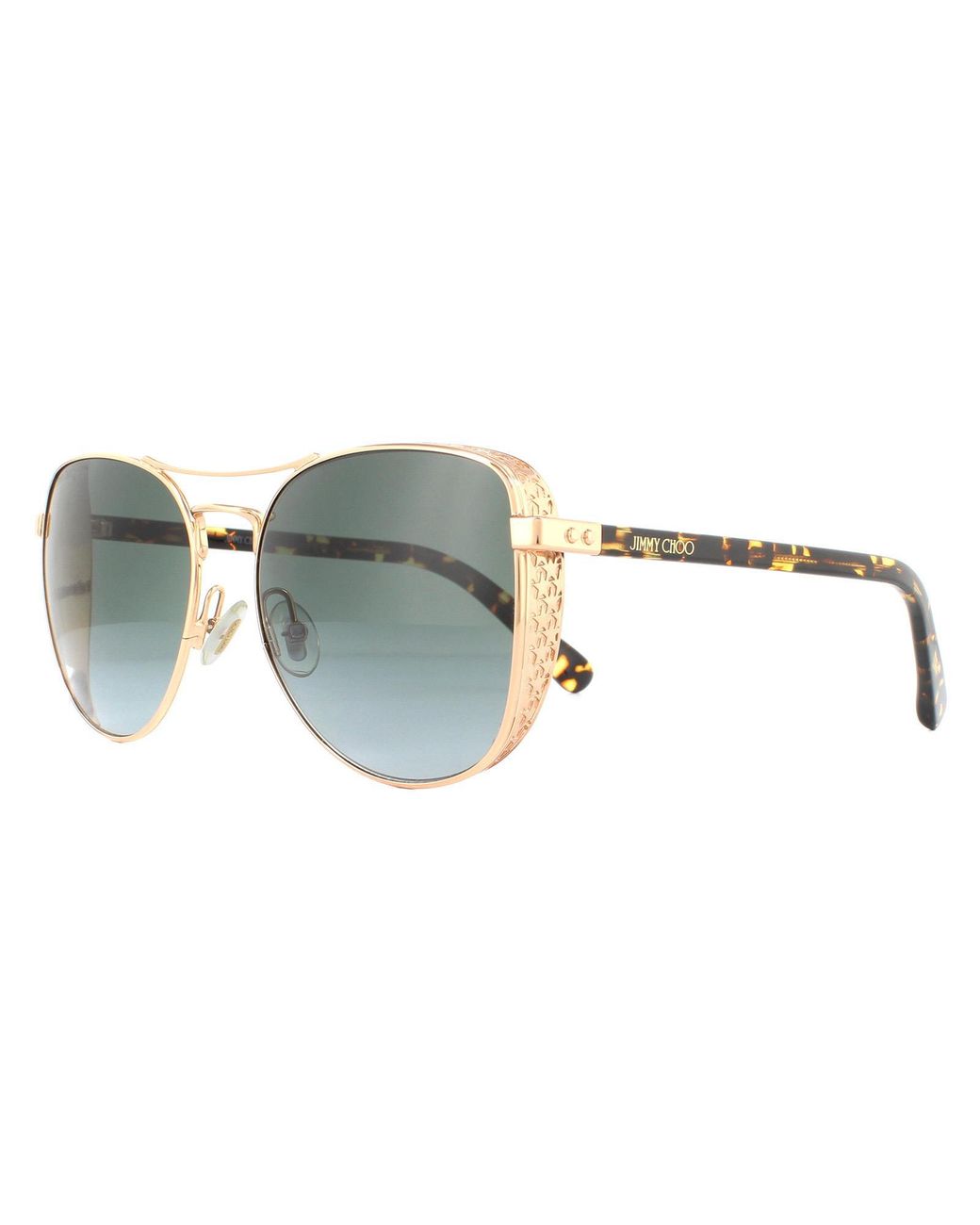 Jimmy Choo Gray Sunglasses Sheena/S Ddb 00 Copper Dark Gradient Metal