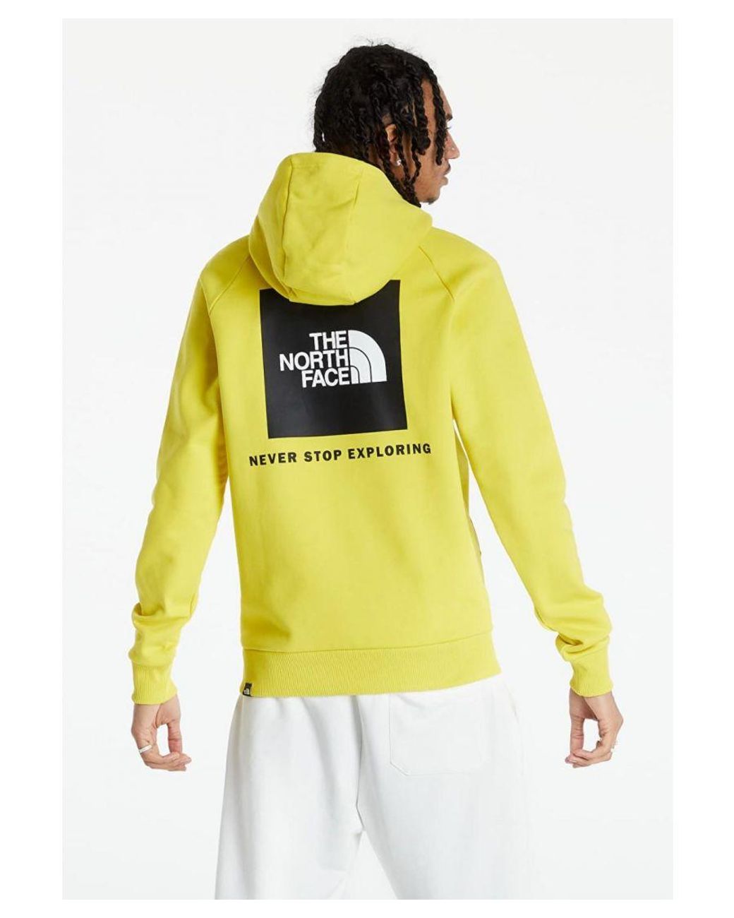 The North Face Yellow Reglan Box Hoodie for men