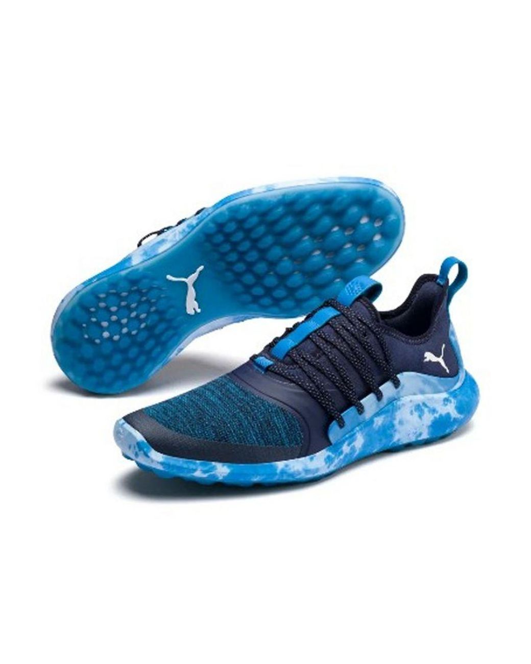 PUMA Blue Ignite Nxt Lace-Up Synthetic Trainers 193399 01 for men