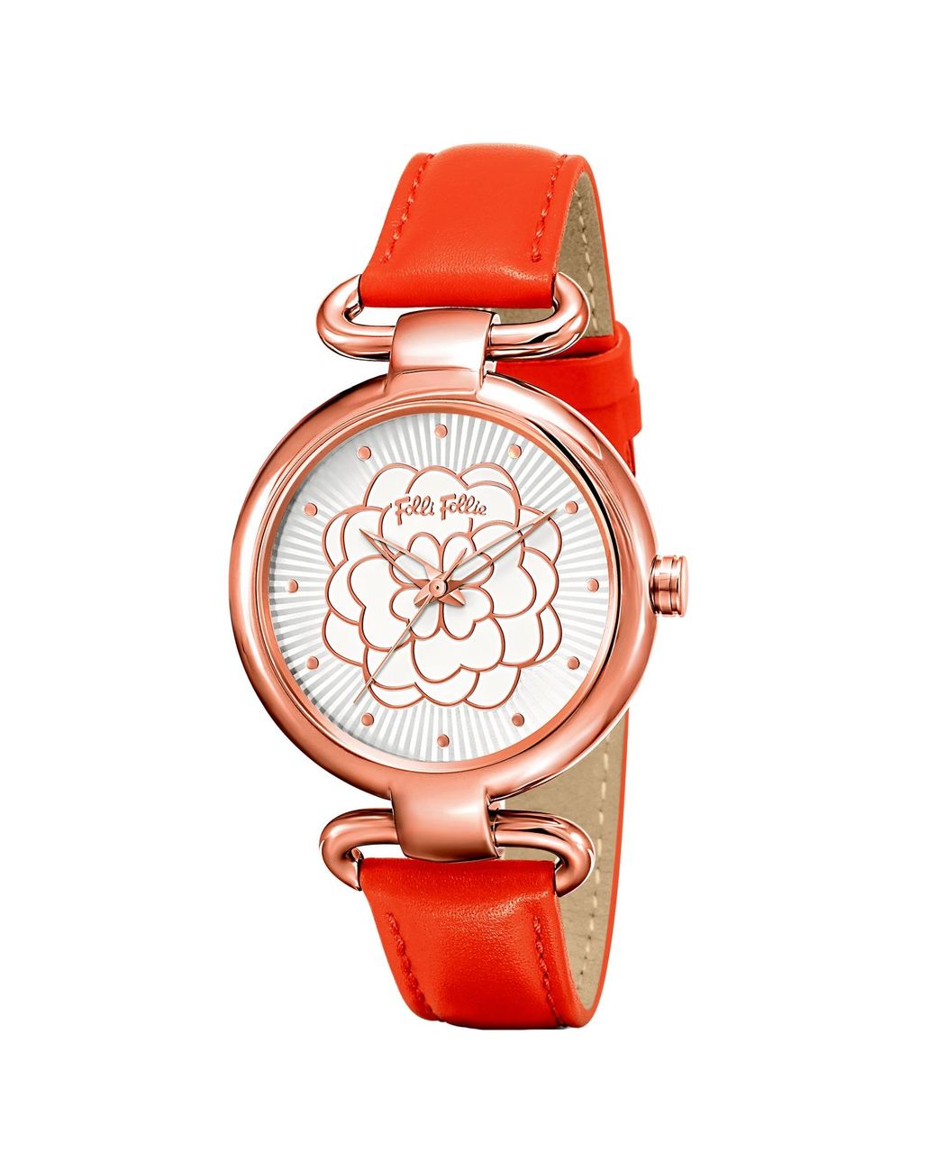 Folli Follie Red Ladies Watch Quartz Stainless Steel