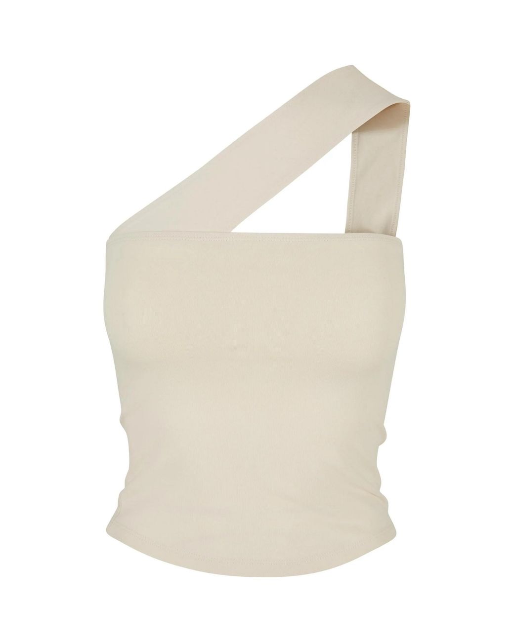 Urban Classics Crossover Strap Top (Terracotta) in het White