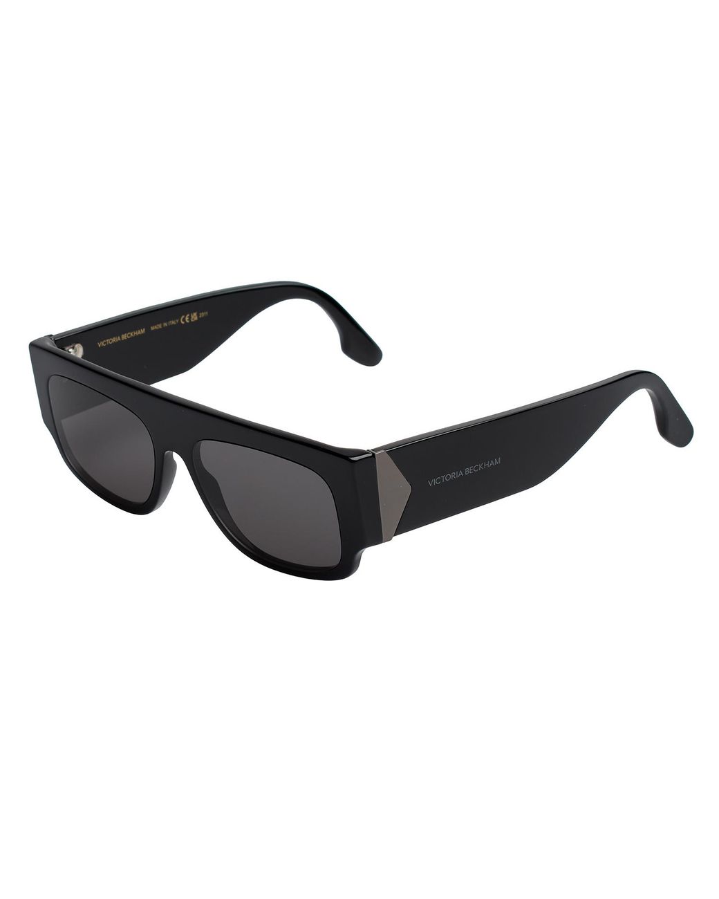 Victoria Beckham Black Rectangular Sunglasses Vb666S