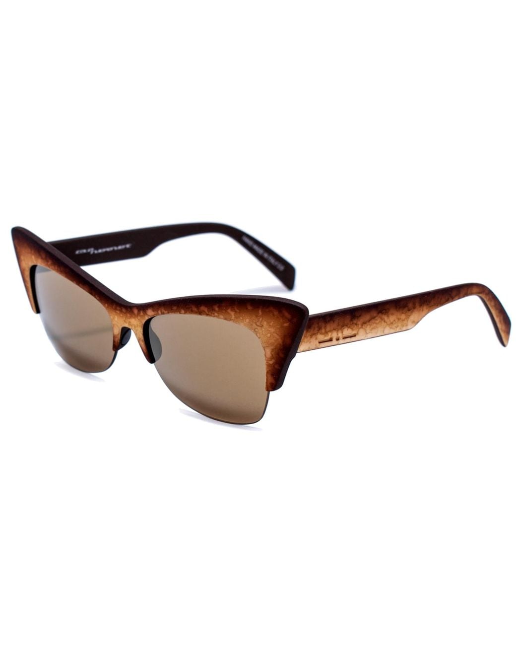 Italia Independent Brown Sunglasses 59/16/140 Mm Acetate