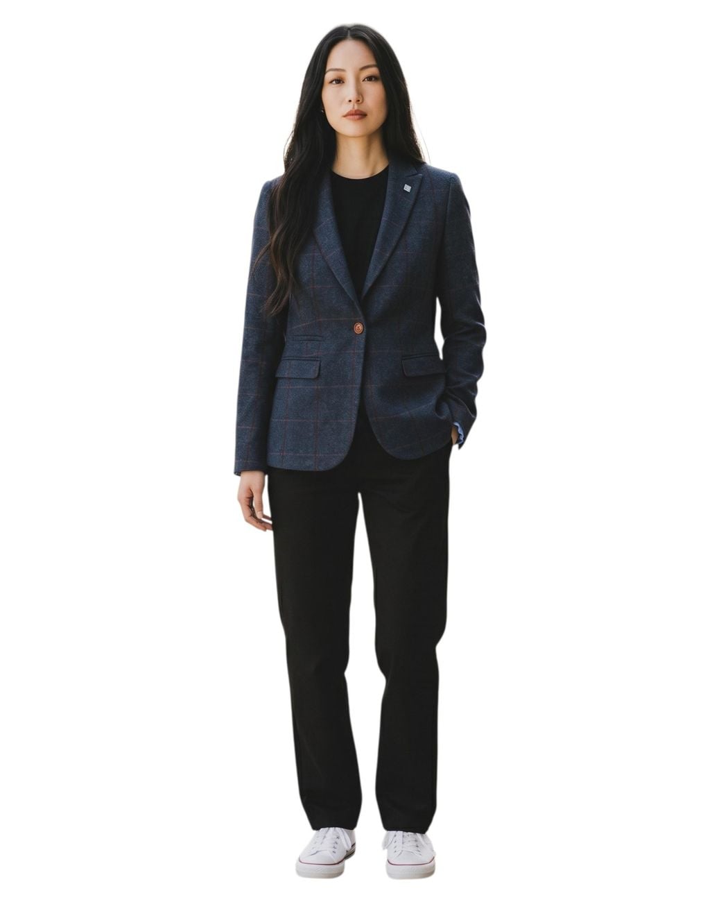 Paul Andrew Black Tweed Blazer Tailored Formal Jacket