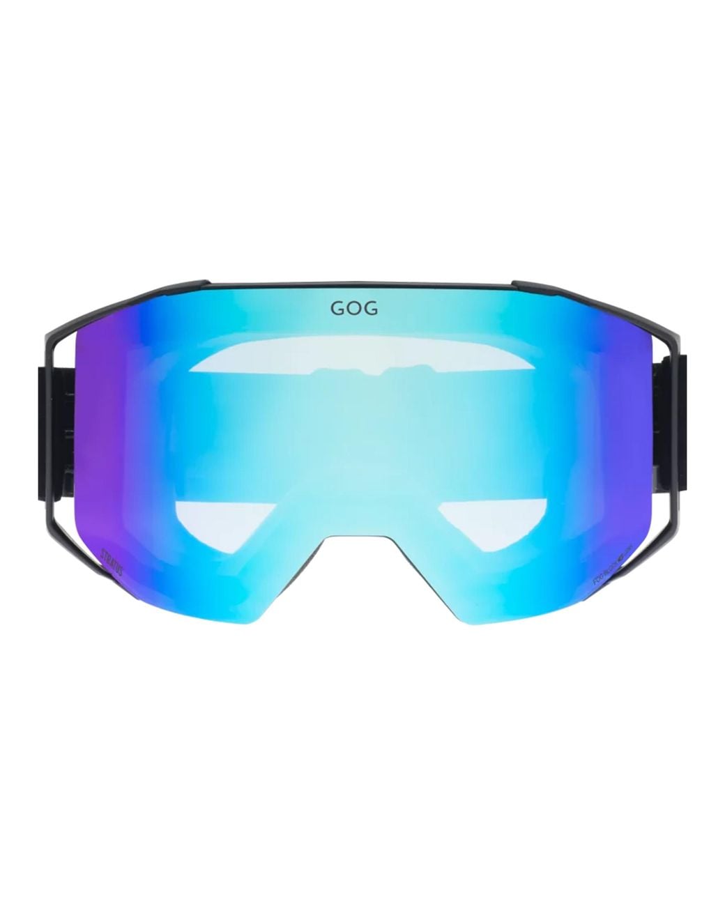 G.O.D Eyewear Blue Stratus Uv400 Ski Snowboard Goggles With Anti-Fog Mirror Double Lens
