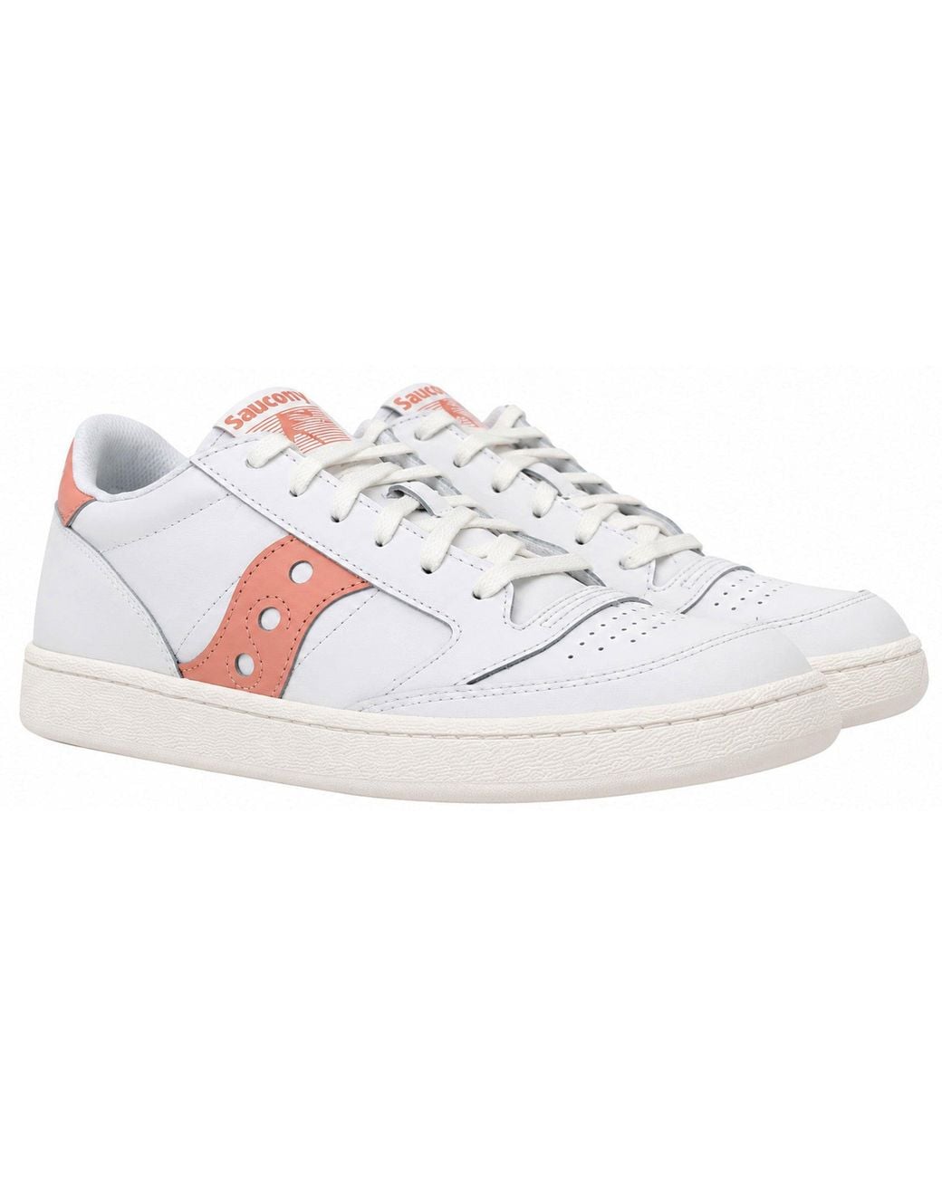 Saucony White Jazz Court Trainers