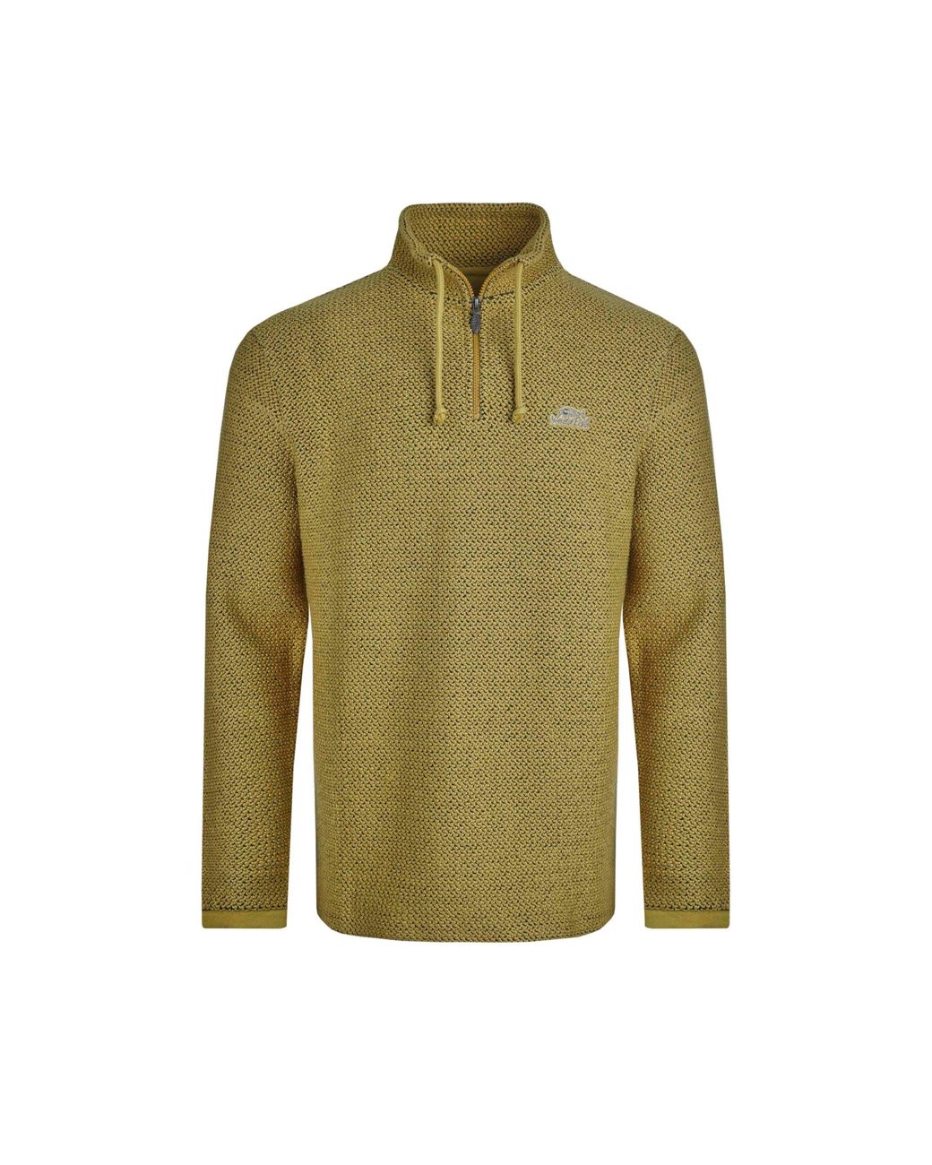 Weird Fish Green Cruiser Macaroni Quarter Zip Pullover (Antique Moss) for men