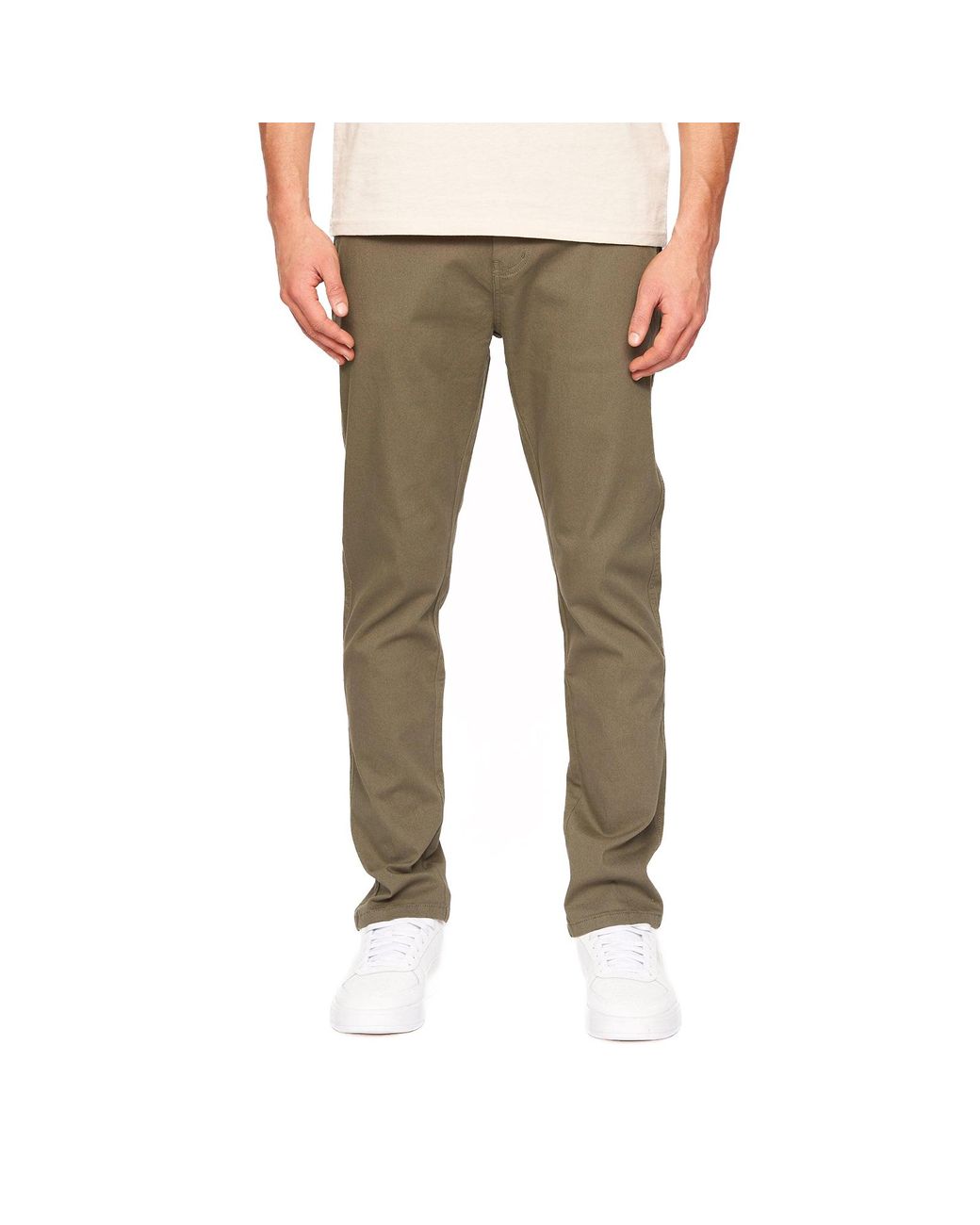 Crosshatch Green Roysden Chinos (Slim Fit) for men