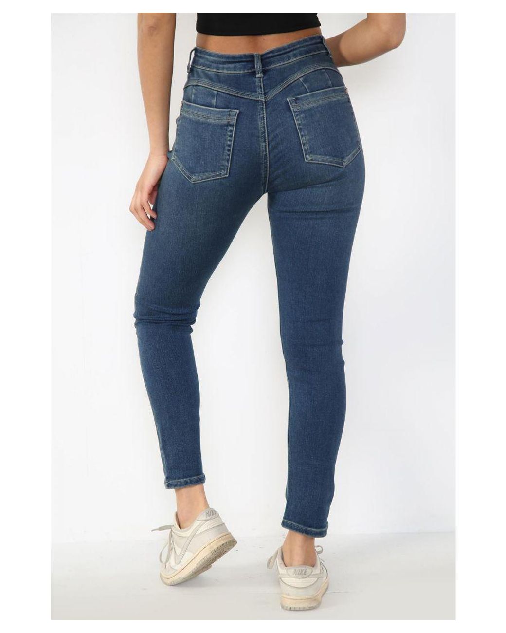MYT Blue Ladies Magic Shaping High Waisted Skinny Fit Jeans