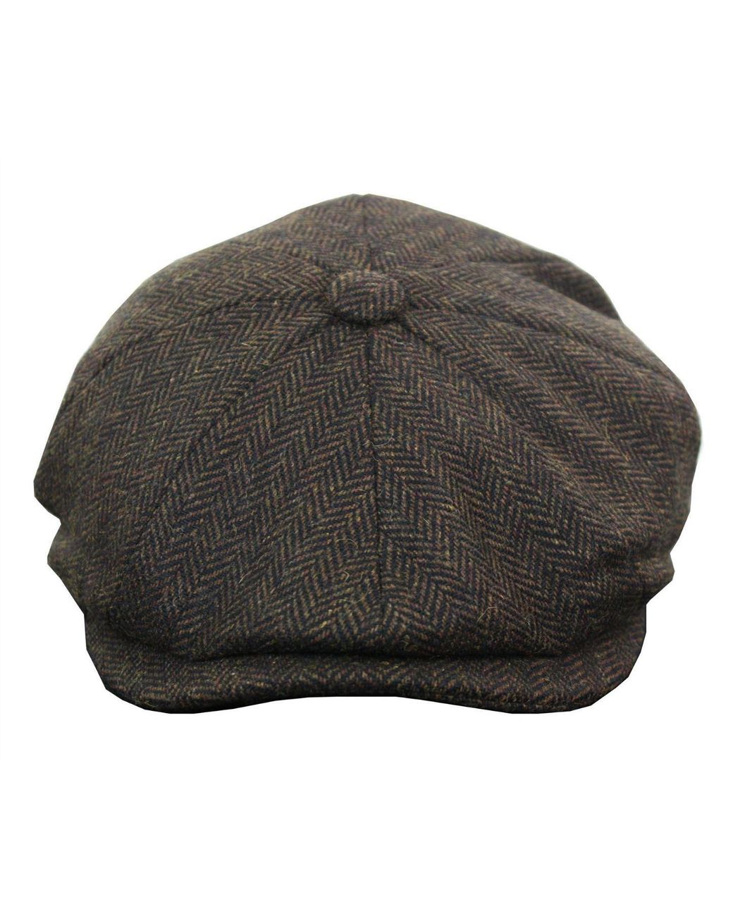 Infinity Leather Gray Peaky Blinders Tweed Gatsby Hat for men