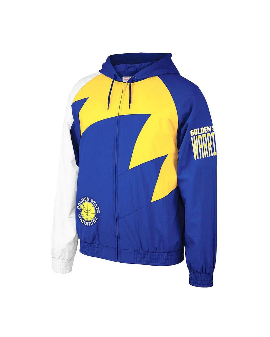 Mitchell & Ness Blue Golden State Warrior Track Jacket for men