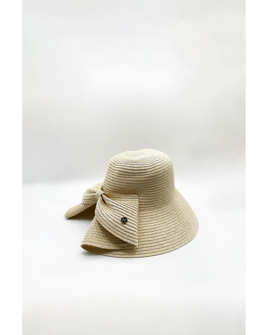 SVNX Natural Bow Foldable Summer Hat