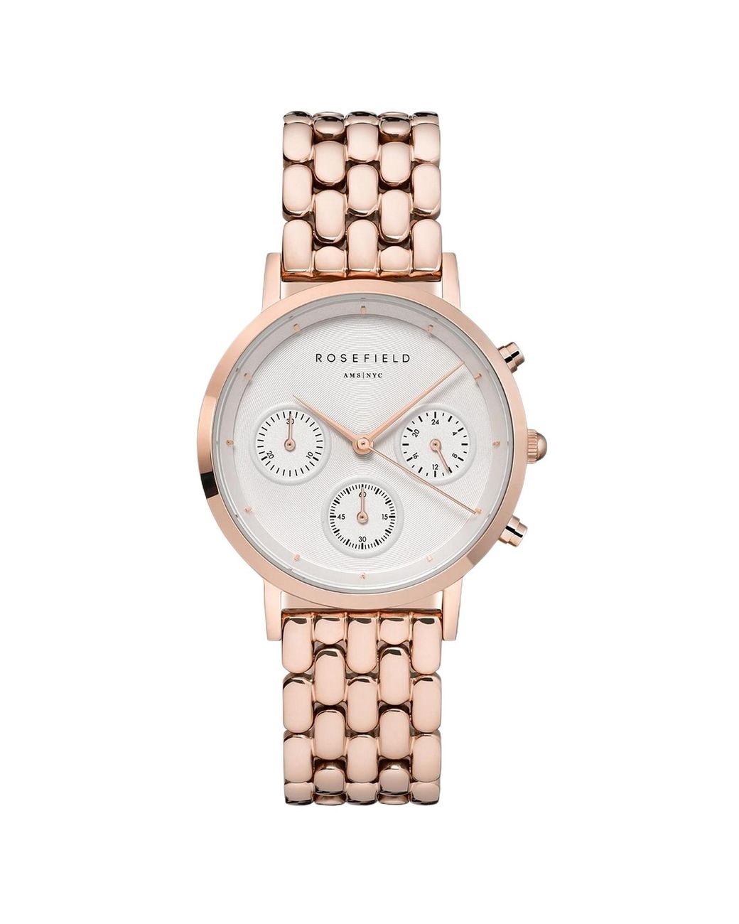 ROSEFIELD Metallic Ladies Watch Quartz Brass