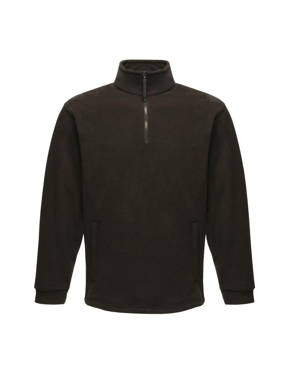 Regatta Black Great Outdoors Thor Overhead Half Zip Anti-Pill Fleece Sweater (170 Gsm) for men
