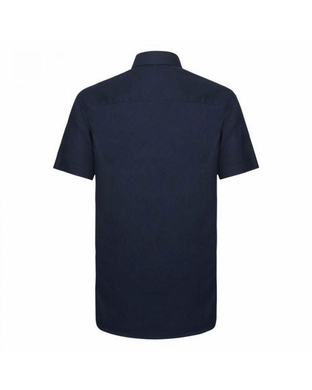 Russell Blue Collection Short Sleeve Easy Care Tailored Oxford Shirt (Bright) for men