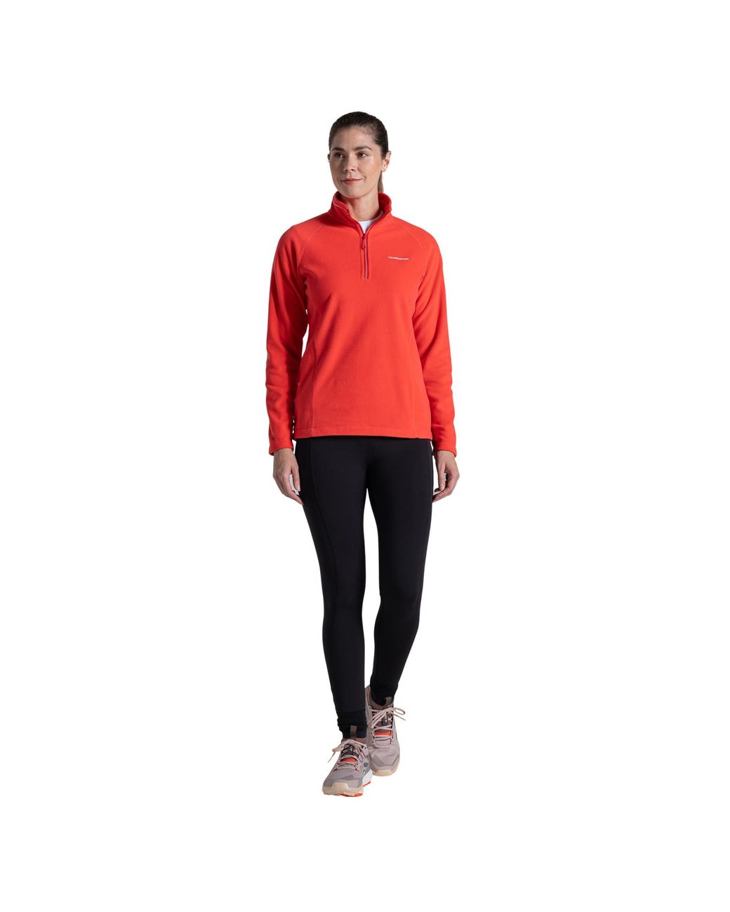 Craghoppers Red Ladies Miska Vi Half Zip Fleece Dawn)