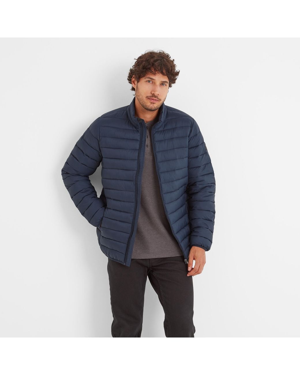 TOG24 Blue Gibson Insulated Padded Jacket Dark for men