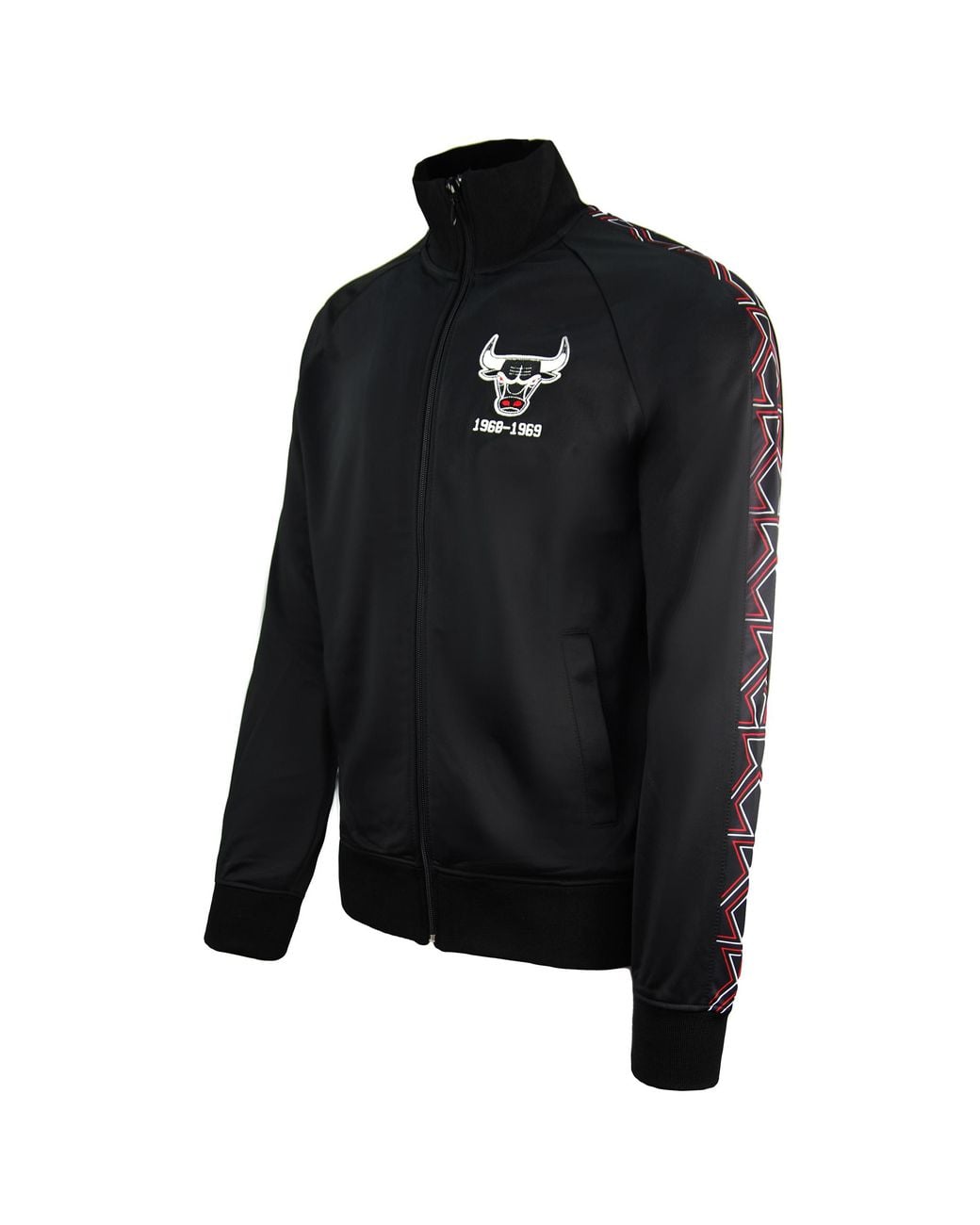 Mitchell & Ness Black Nba Chicago Bulls Track Jacket for men