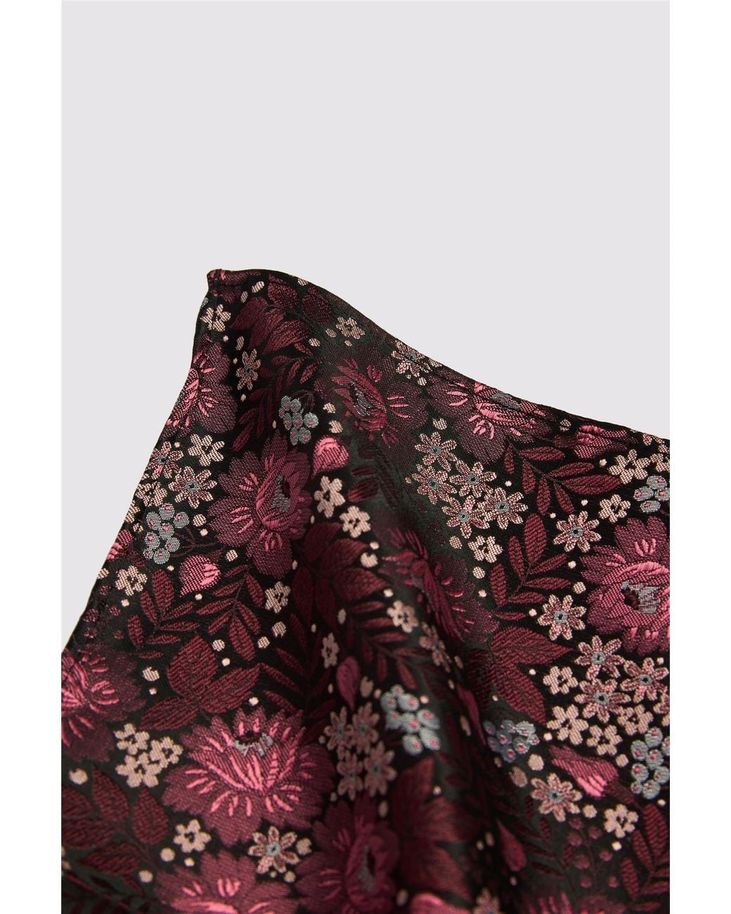Antique Rogue Pink Floral Pocket Square for men