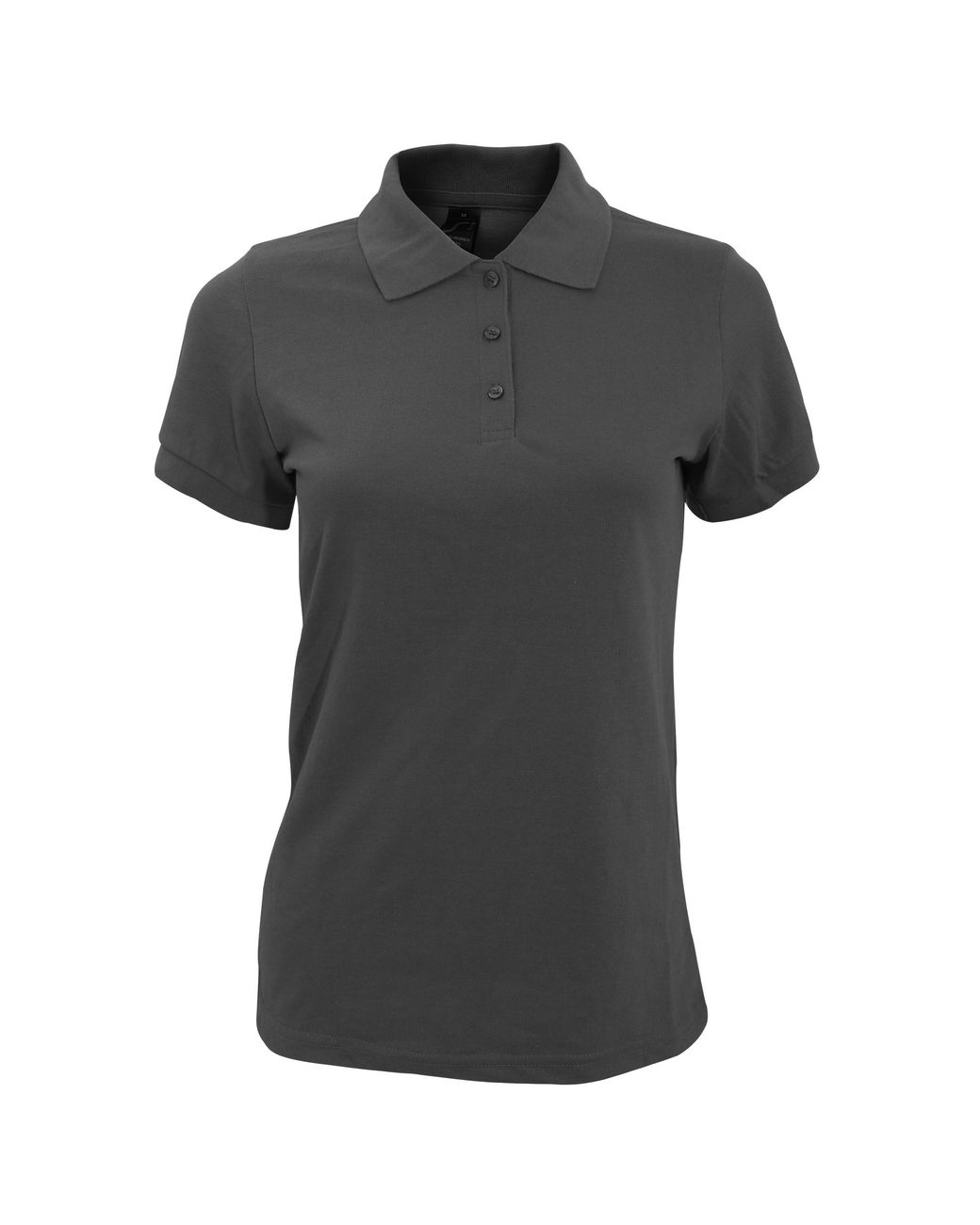 Sol's Black Ladies Prime Pique Polo Shirt (Dark)