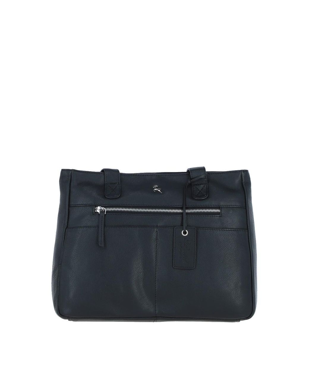 Ashwood Leather Blue 'London' Real Shoulder Bag