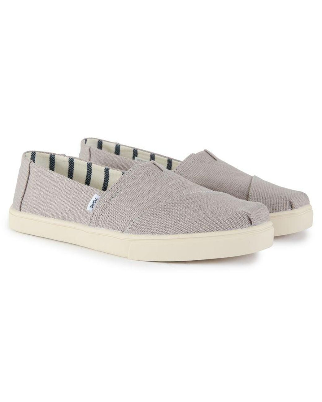 TOMS Gray Alpargata Cupsole Shoes