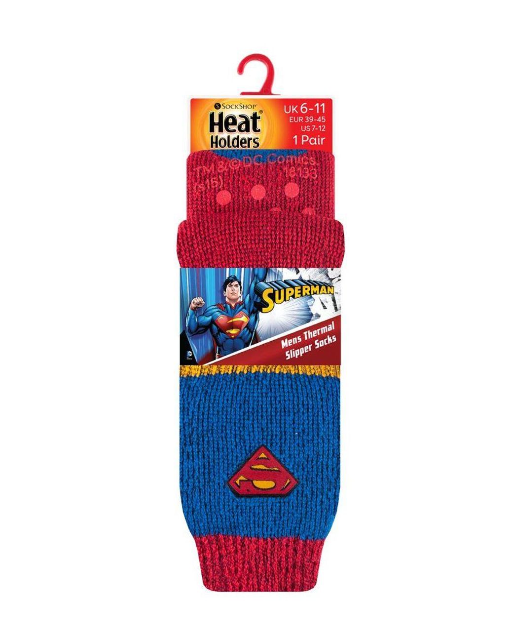 Heat Holders Blue Film & Tv Themed Thermal Slipper Socks for men