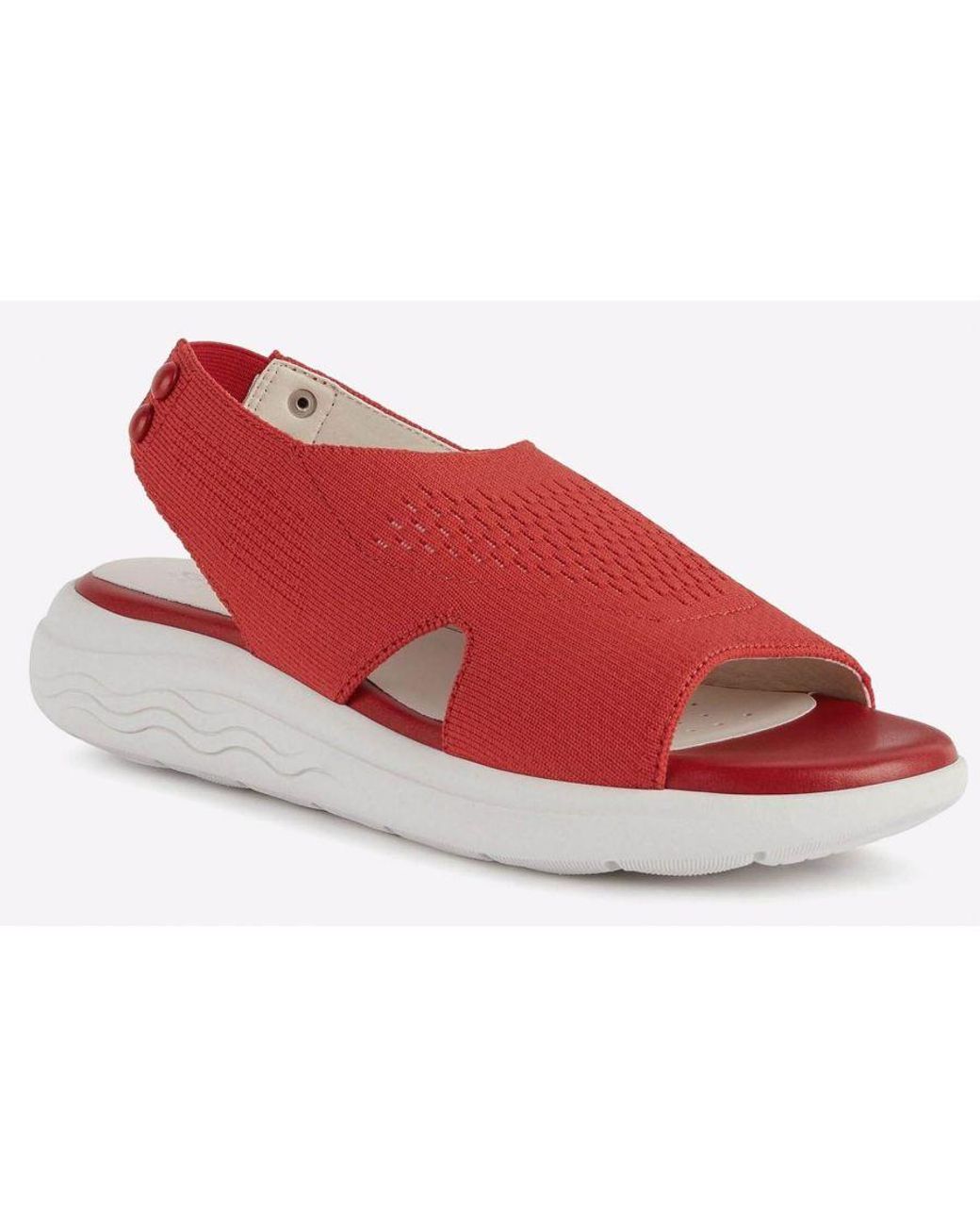 Geox Red Spherica Sandals