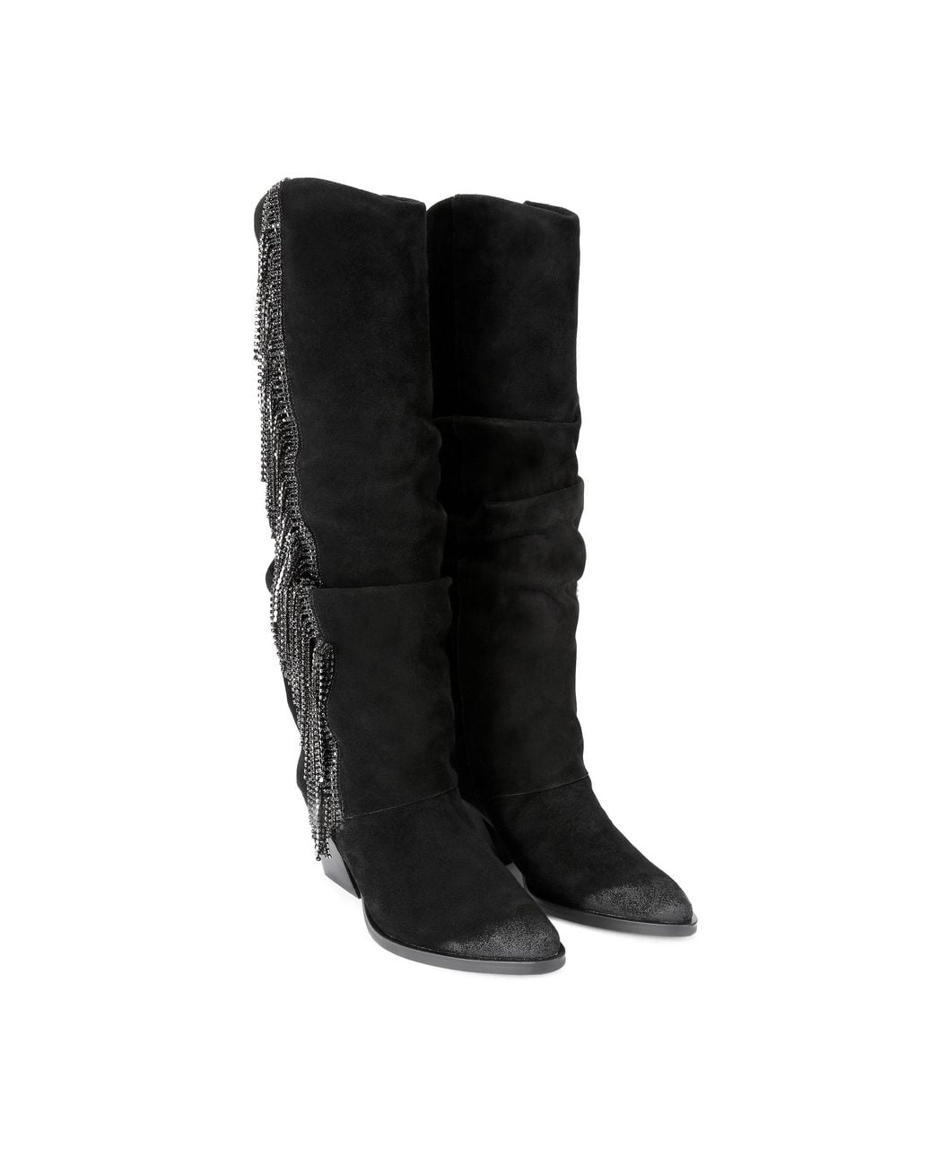 KG by Kurt Geiger Black Suede Tempt Boots