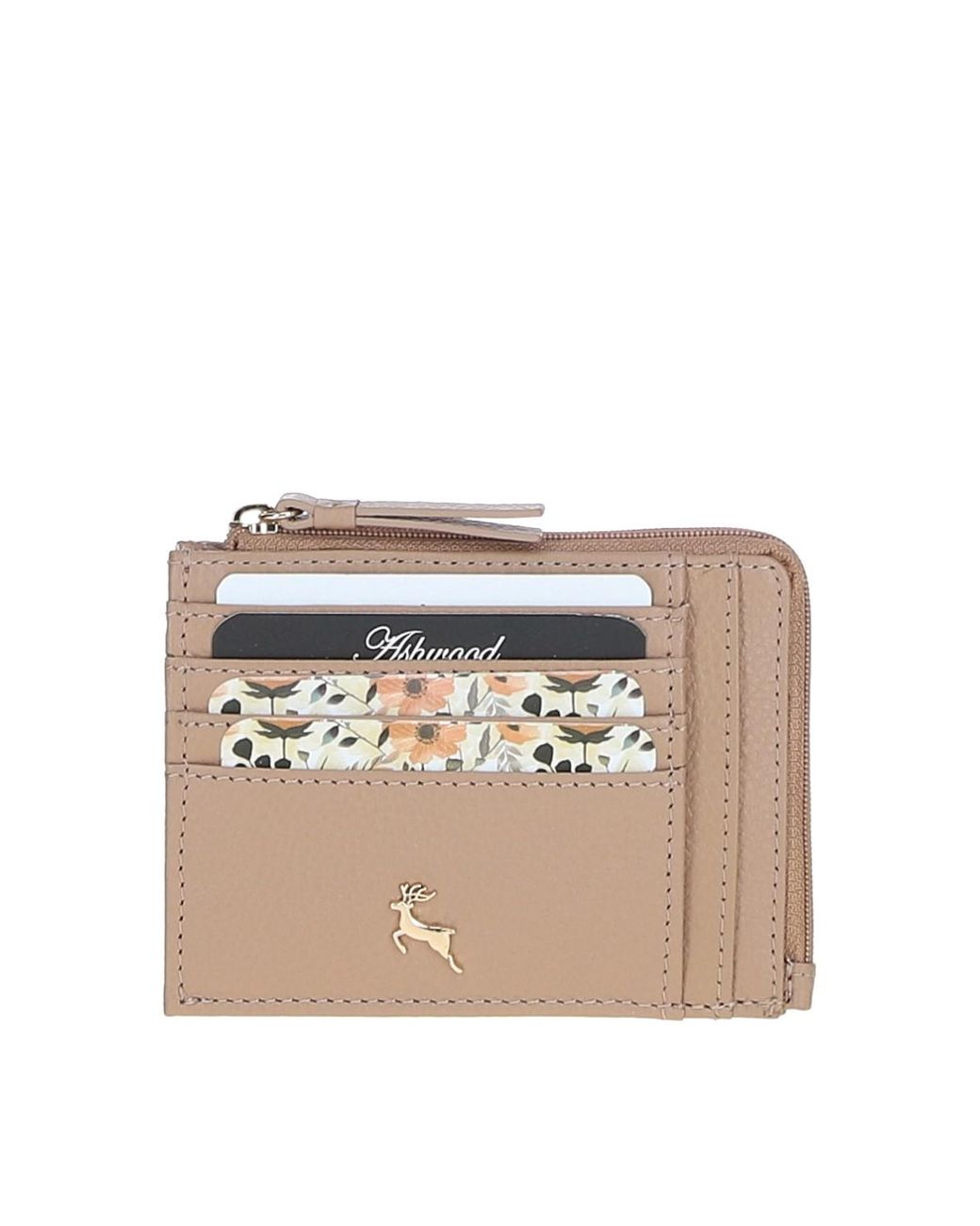 Ashwood Leather Natural Real Small Purse With Rfid Protection
